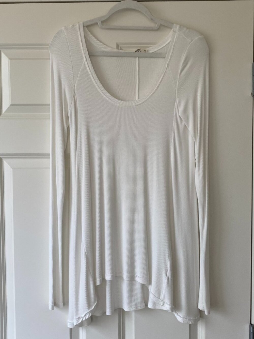 Free People Long Sleeve Scoop Neck Shirt